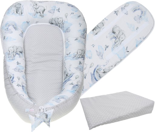 ДЕТСКИЙ КОКООН С ПОДУШКОЙ НА КЛИНЕ BABYMAM