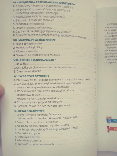 Ciekawi świata, zajęcia techniczne, cz. techniczna