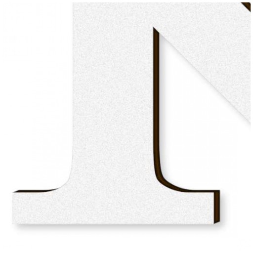Ламинат LETTER K TIMES белый размер M 10 см