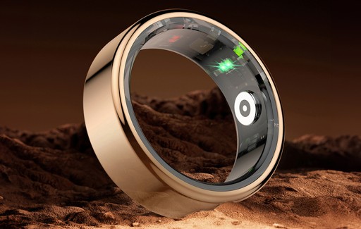 SMARTRING COLMI R02 20.3MM SMART RING ROZ. 11 IP68 MONITOR SNU ZŁOTY