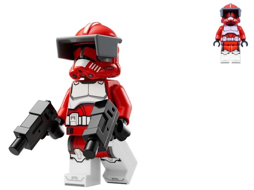 LEGO STAR WARS - Командир клонов-десантников Фокс + бластеры! 75354 sw1304