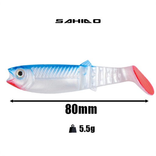 ZESTAW PRZYNĘT SPINNINGOWYCH 8CM SAHIDO KILLER STRIKE NATURAL SET 13 SZT