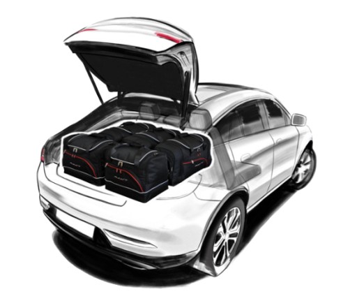 Zestaw toreb KJUST do bagażnika SKODA OCTAVIA KOMBI 2020+ 5 szt
