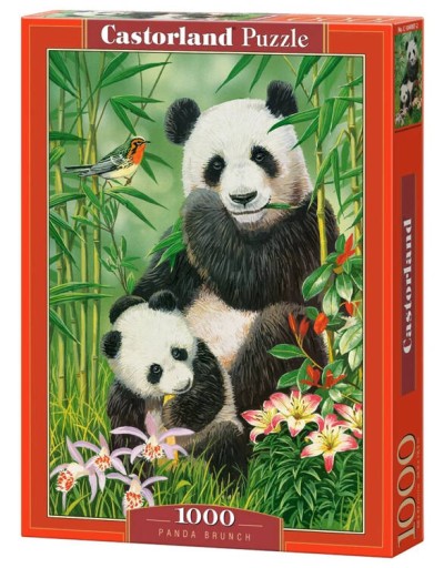 Пазл 1000 деталей C-104987 Panda Panda Brunch