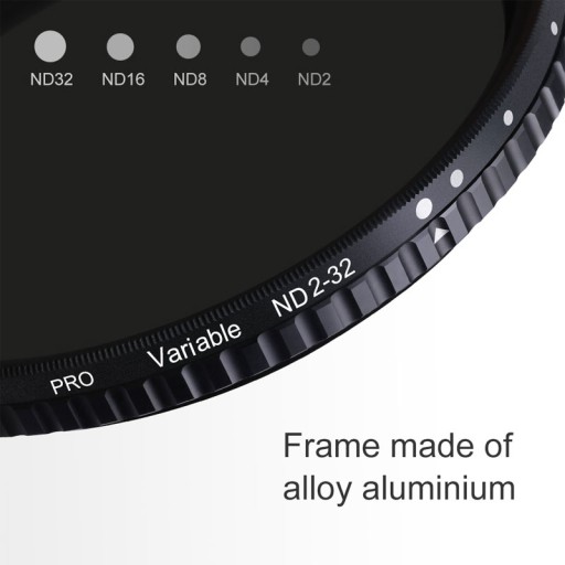 Регулируемый фильтр K&F Nano X (ND2-ND32) 82 мм