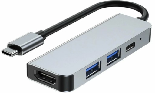 Док-станция TECH-PROTECT V2-Hub 4в1 Серый