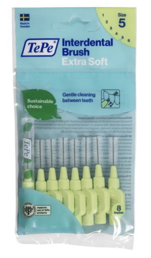 Межзубные щетки TePe ExtraSoft 0,8мм 8 шт.