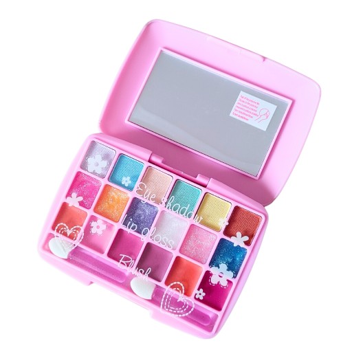 BEAUTY SET ПАЛИТРА ТЕНЕЙ ГУБНАЯ ПОМАДА ЛАК