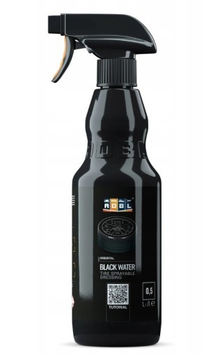 ADBL BLACK WATER 500 ML CZERNIDŁO DRESSING DO OPON GUMY PRZYCIEMNIA CHRONI