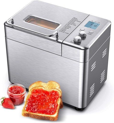Хлебопечка CalmDo BM1KG серебристый/серый 1 Вт