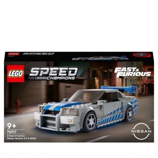 LEGO SPEED NISSAN SKYLINE GTR R34 76917 + LEGO 76912 ZESTAW FAST&FURIOUS