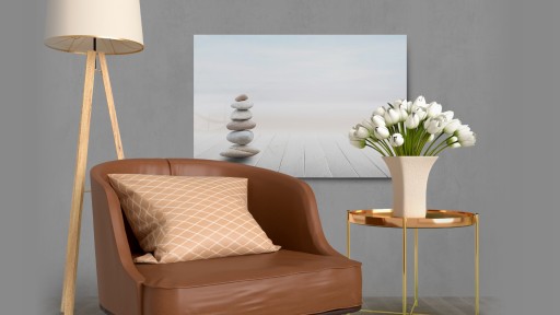 Tablica szklana magnetyczna KAMIENIE ZEN 60x40cm