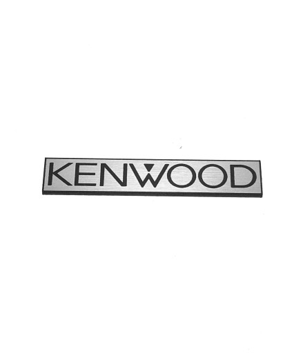 Наклейка-эмблема KENWOOD серебро 52х9мм