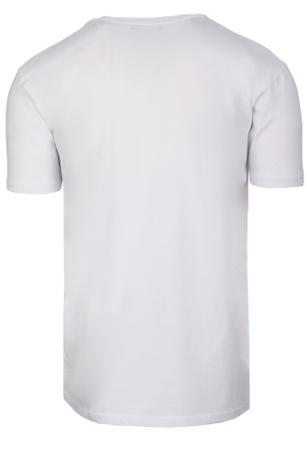 T-SHIRT MĘSKI KOSZULKA BAWEŁNIANA BIAŁY TS2345_XL