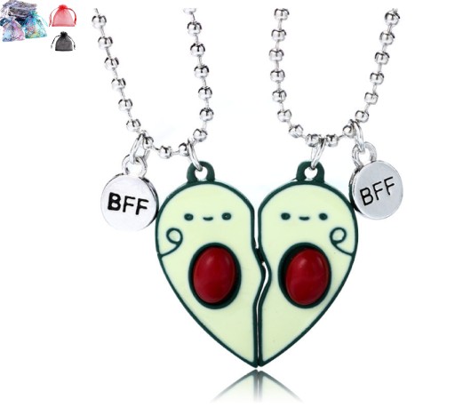 Подвеска «Дружба» с авокадо для пар BFF FRIENDS