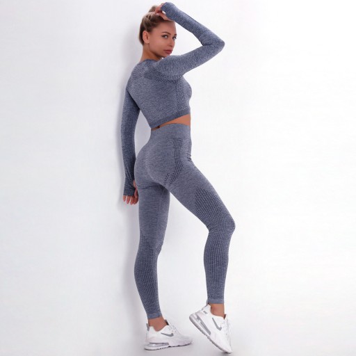 Спортивный комплект из двух предметов SET LEGGINGS топ FITNESS Gym SET L