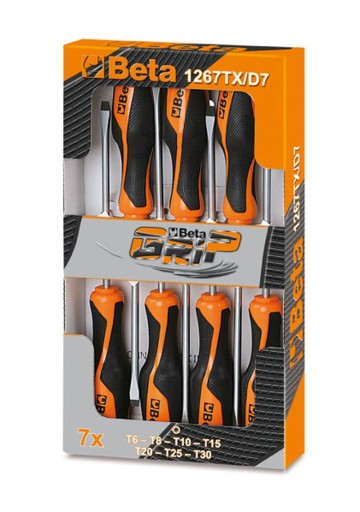 ОТВЕРТКИ НАБОР ОТВЕРТОК 1267 TORX 7SZ BETA
