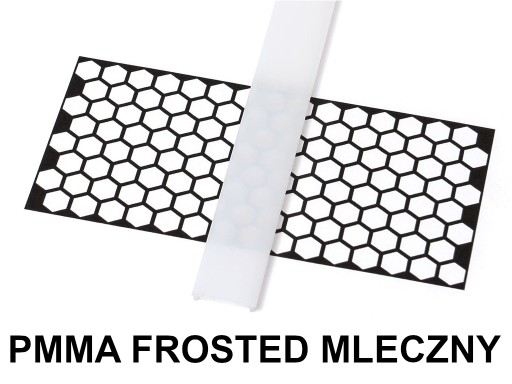 РАССЕИВАТЕЛЬ ДЛЯ СВЕТОДИОДНЫХ ПРОФИЛЕЙ 3М A B C D G H Y Z X W MONO IPA12 APA12 - PMMA
