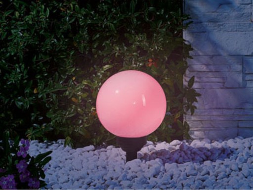 LIVARNO LARGE LED солнечный светильник BALL Ø 20 см RGB