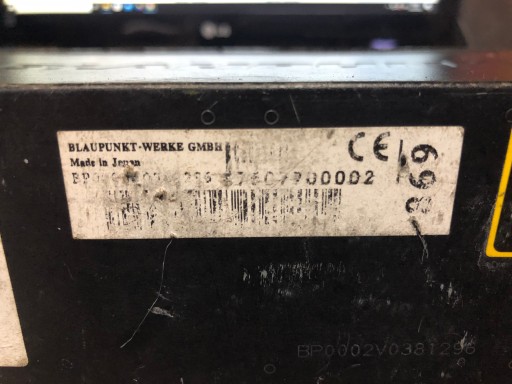 7607700002 ZMIENIARKA BLAUPUNKT VW SHARAN