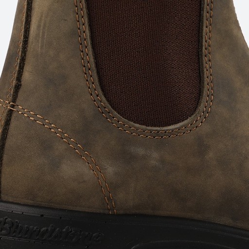Buty Wsuwane Sztyblety Skórzane Blundstone 585 Rustic Brown Brązowe