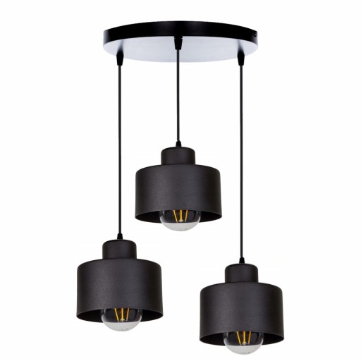 Подвесной светильник Loft Retro Edison 3x60W Link Strip