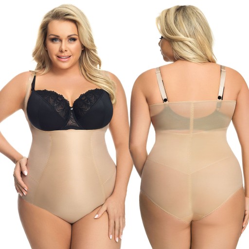 Боди для похудения Gorsenia K148, бежевый 2XL