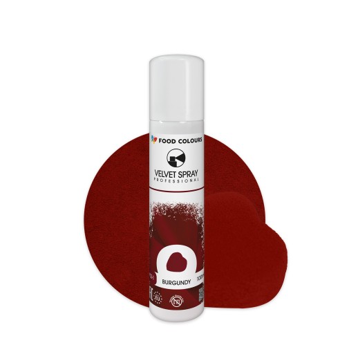 Zamsz w sprayu Food Colours 100 ml Burgundy