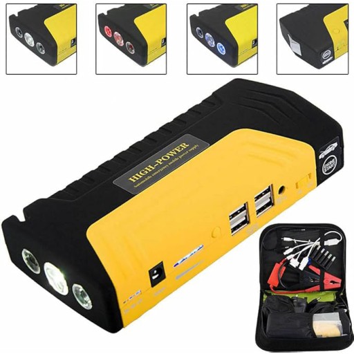 BEDEE JUMP STARTER 6000MAH BOOSTER SAMOCHODOWY ROZRUSZNIK POWER BANK, ROZRUSZNIK SAMOCHODOWY 12V