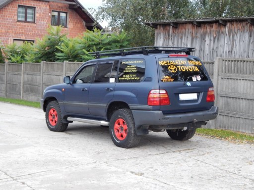 Bagażnik dachowy Toyota Land Cruiser J100 namiot
