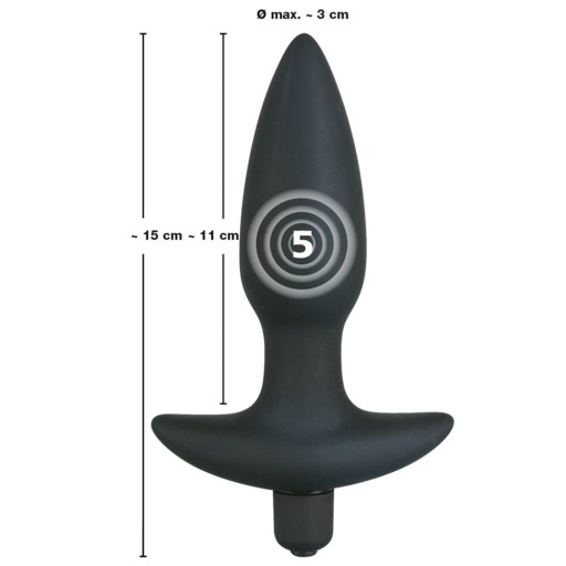 WIBRATOR seks gadżet KOREK ANALNY wtyczka ANAL PLUG