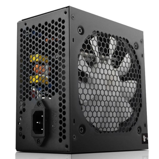 Блок питания RGB для компьютера Aigo AK600 (черный)