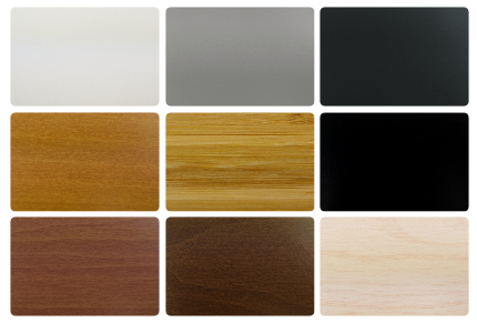 Żaluzje na wymiar CLICKY Flip 50mm Faux Wood PCV 90x120cm