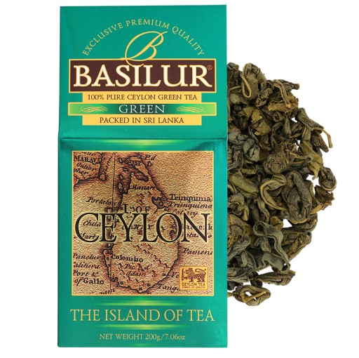 Чай зеленый Basilur GREEN Ceylon Young Hyson YOUNG LEAVES - 200 г