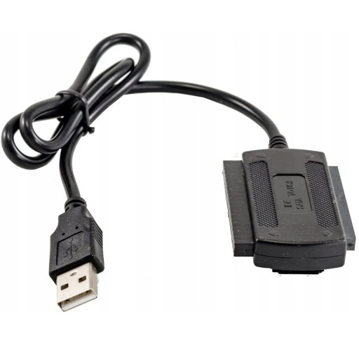 УНИВЕРСАЛЬНЫЙ USB-АДАПТЕР ДЛЯ IDE 3,5-дюймовых 2,5-дюймовых дисков SATA ATA, БЛОК ПИТАНИЯ 2,5 А