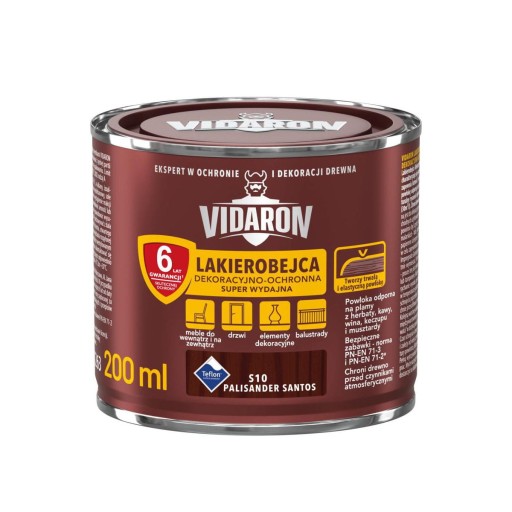 VIDARON LAKIEROBEJCA WYDAJNA PALISANDER SANTOS S10