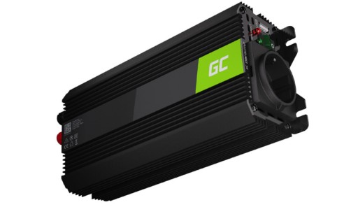 Преобразователь GREEN CELL Pro 12 В/230 В, 500 Вт/1000 Вт