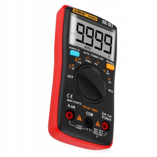 ANENG AN8009 Multimetr cyfrowy Auto zakres True
