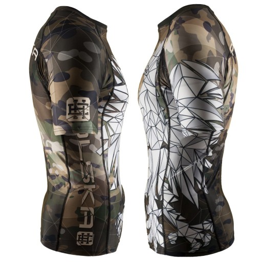 Мужская спортивная футболка для MMA BJJ POLSKA CAMO M