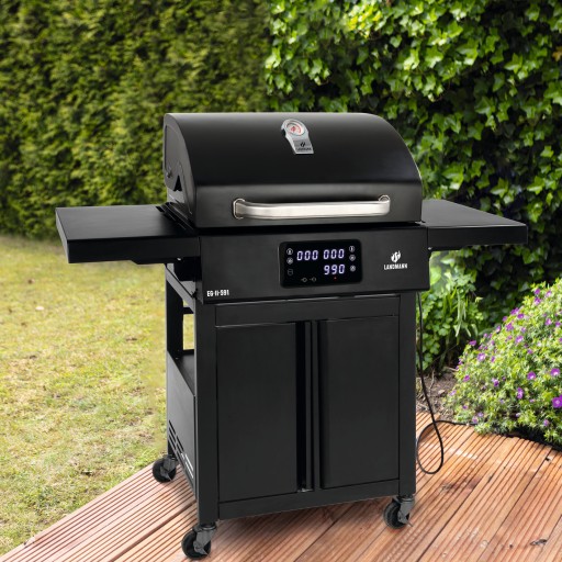 ЭЛЕКТРИЧЕСКИЙ САДОВЫЙ ГРИЛЬ LANDMANN E-GRILL 3,2 кВт ЧЕРНЫЙ ЧУГУННЫЙ ГРИЛЬ!!!