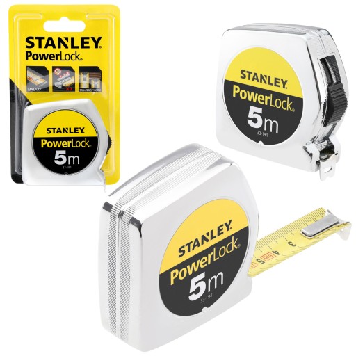 МЕРА КАЧКИ Powerlock 5 м/19 мм 1-33-194 STANLEY
