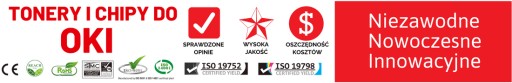 Набор из 4 упаковок для 4 тонеров на 7000 страниц + чипы для OKI C823 Multibox