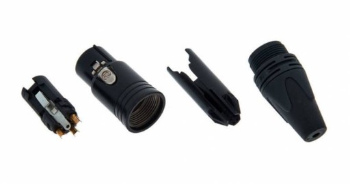 Neutrik NC3FXX-B гнездовой микрофонный разъем XLR