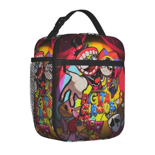 Insulated Lunch Tote Bag The Amazing Digital Circus Merch Jax Pomni Zooble