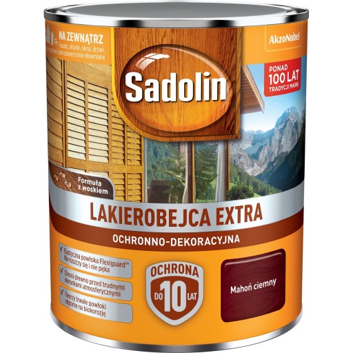SADOLIN EXTRA ЛАКО МОРЯЧКА ТЕМНО-КРАСНОЕ 5Л