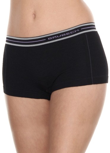 BRUBECK TERMOAKTYWNE BOKSERKI DAMSKIE SZORTY WEŁNA MERINO ACTIVE WOOL L