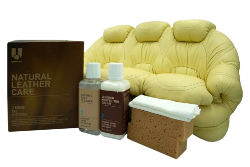 ZESTAW DO SKÓR NATURALNYCH czyszczenie + konserwacja UNITERS Leather Master