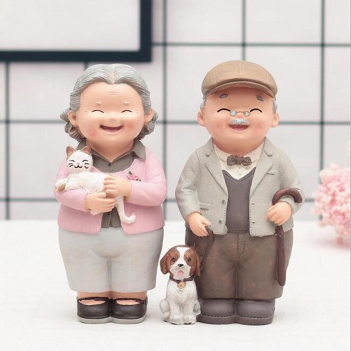 Zakochana para Wróżka Domek dla lalek Miniatury Krajobraz M