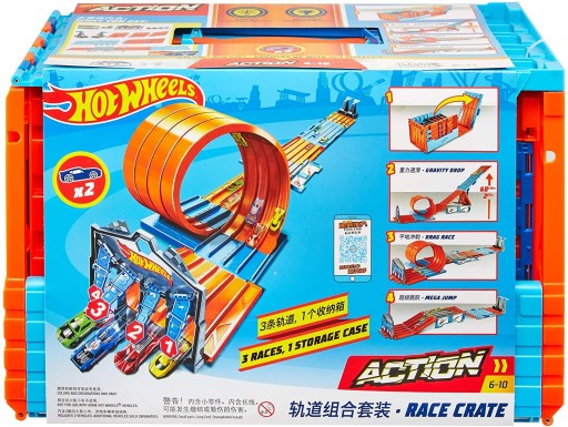 Набор Hot Wheels Track 3в1 гоночная коробка GKT87