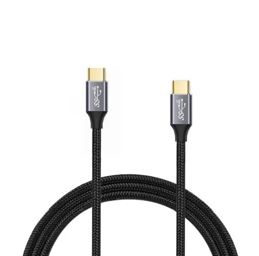 КАБЕЛЬ USB-C THUNDERBOLT 3 100 Вт 20 ГБ 8K 60 Гц 100 СМ 1 м USB C 3.2 gen 2